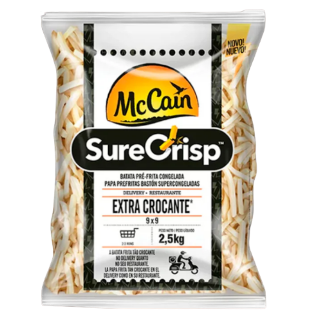 Papas Fritas McCain Extra Crocante Surecrisp | 9mm | 5x2,5 kg