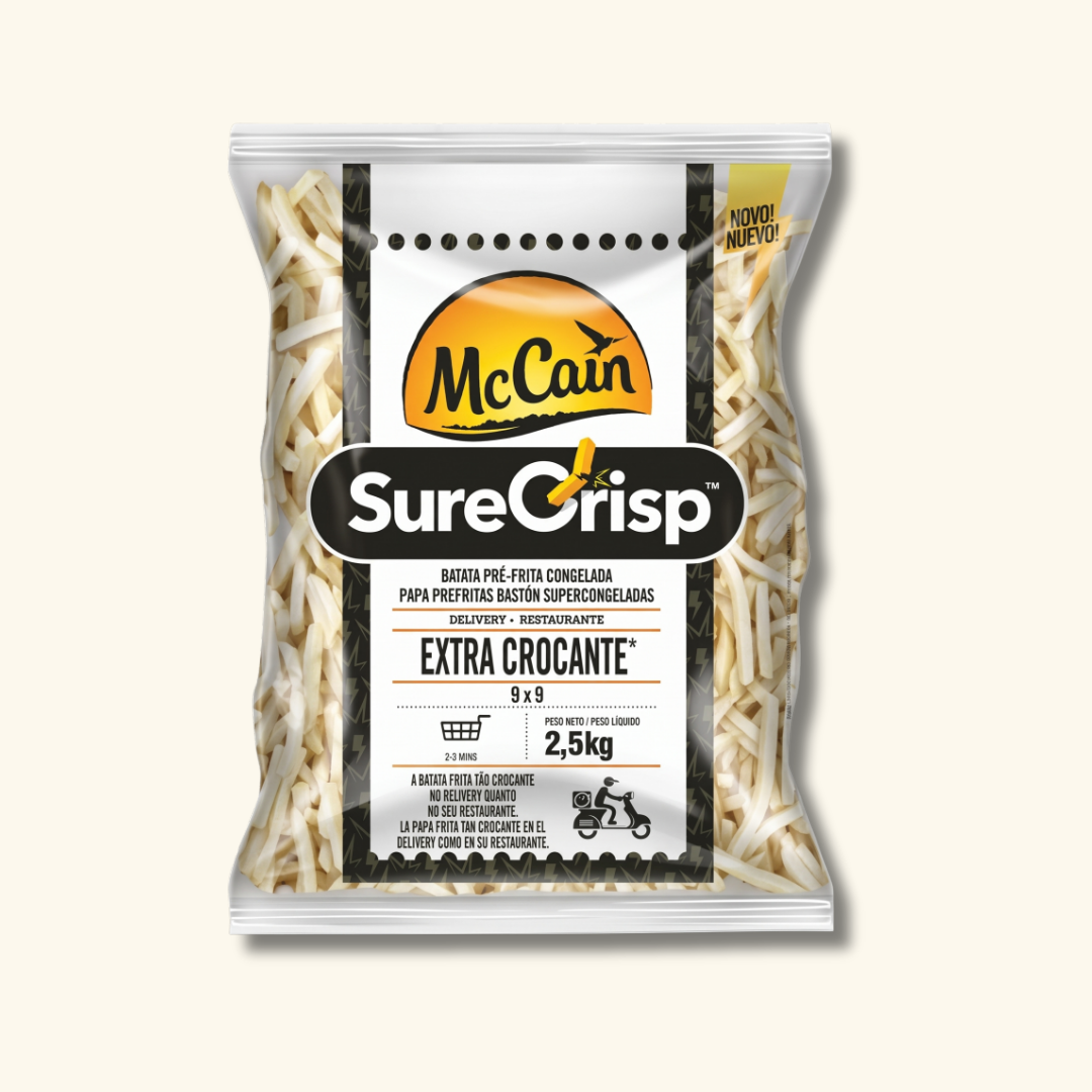Papas Fritas McCain Extra Crocante Surecrisp 9mm 5x2,5 kg | Food Commerce LCA