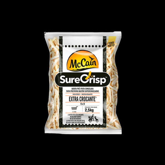Papas Fritas McCain Extra Crocante Surecrisp | 9mm | 5x2,5 kg