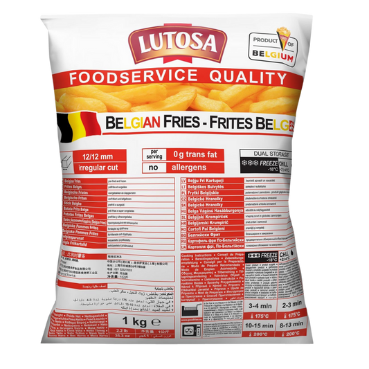 Papas fritas Lutosa | 12mm | 6x2