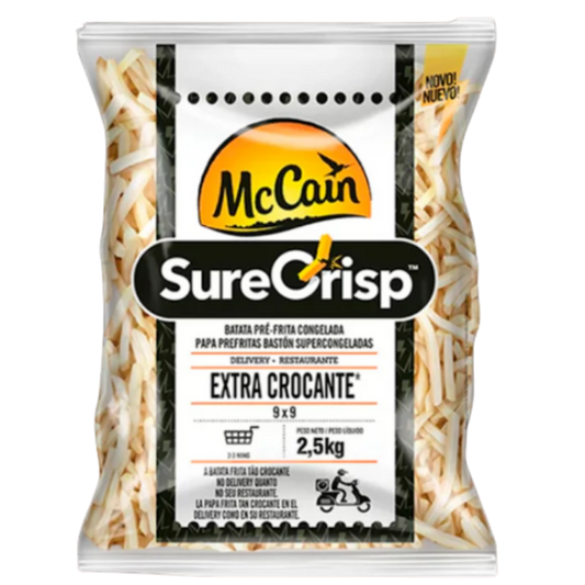 Papas Fritas McCain Extra Crocante Surecrisp | 9mm | 5x2,5 kg