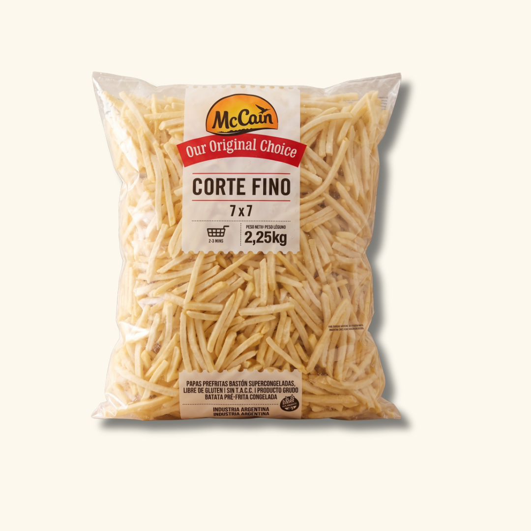 Papas Fritas McCain 7mm 8x2,25 kg | Food Commerce LCA
